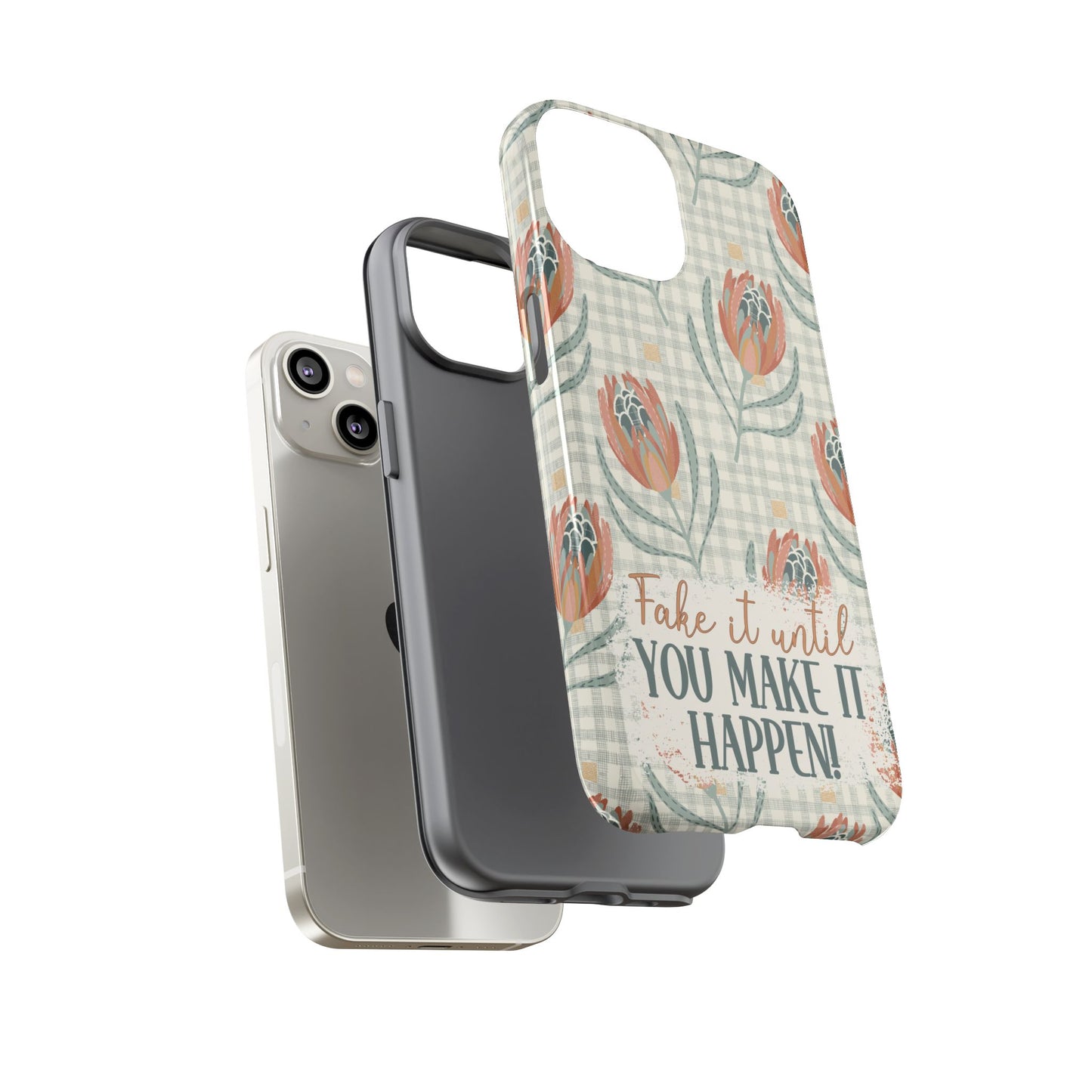 Personalised phone tough case - positive affirmation