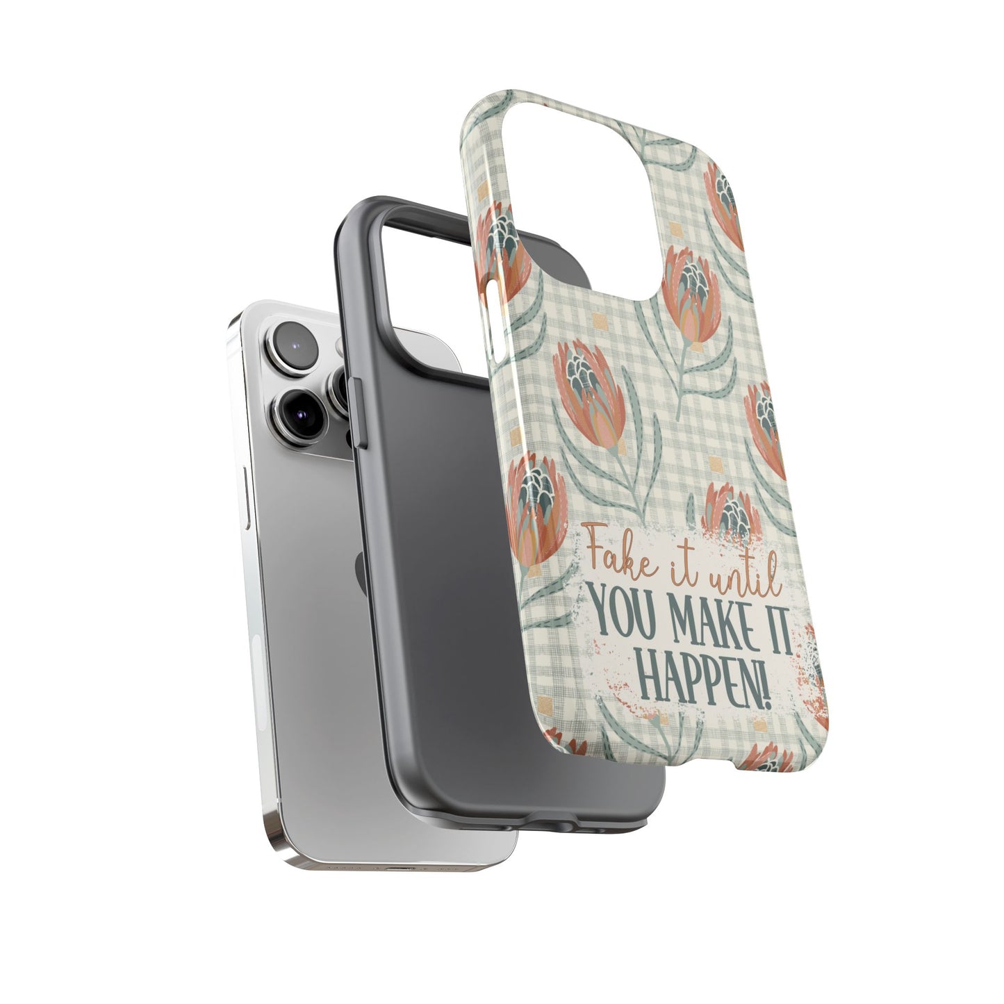 Personalised phone tough case - positive affirmation