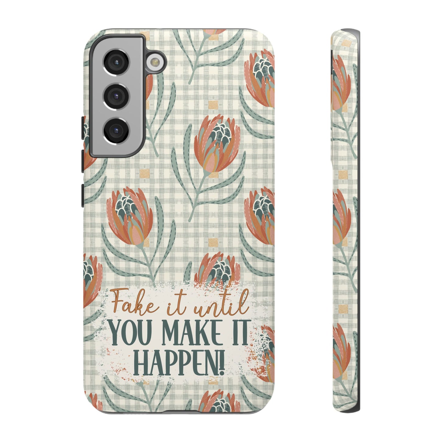 Personalised phone tough case - positive affirmation