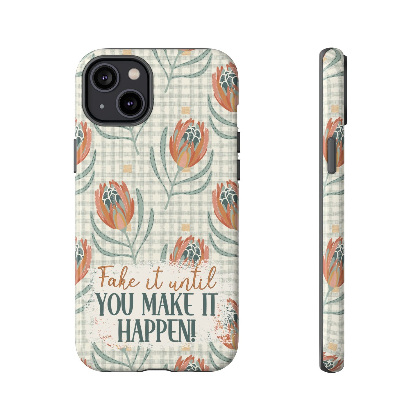 Personalised phone tough case - positive affirmation
