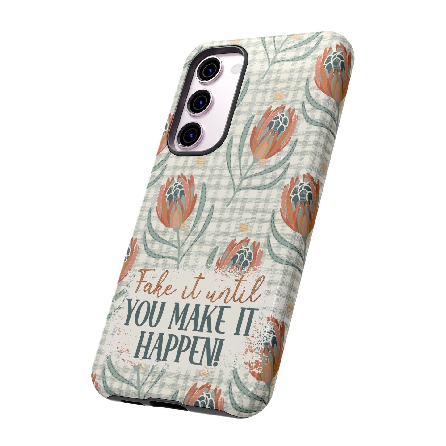 Personalised phone tough case - positive affirmation