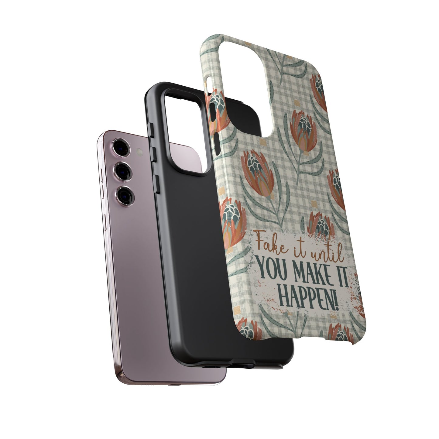Personalised phone tough case - positive affirmation