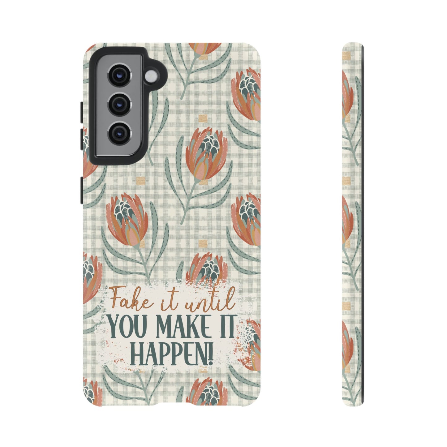 Personalised phone tough case - positive affirmation