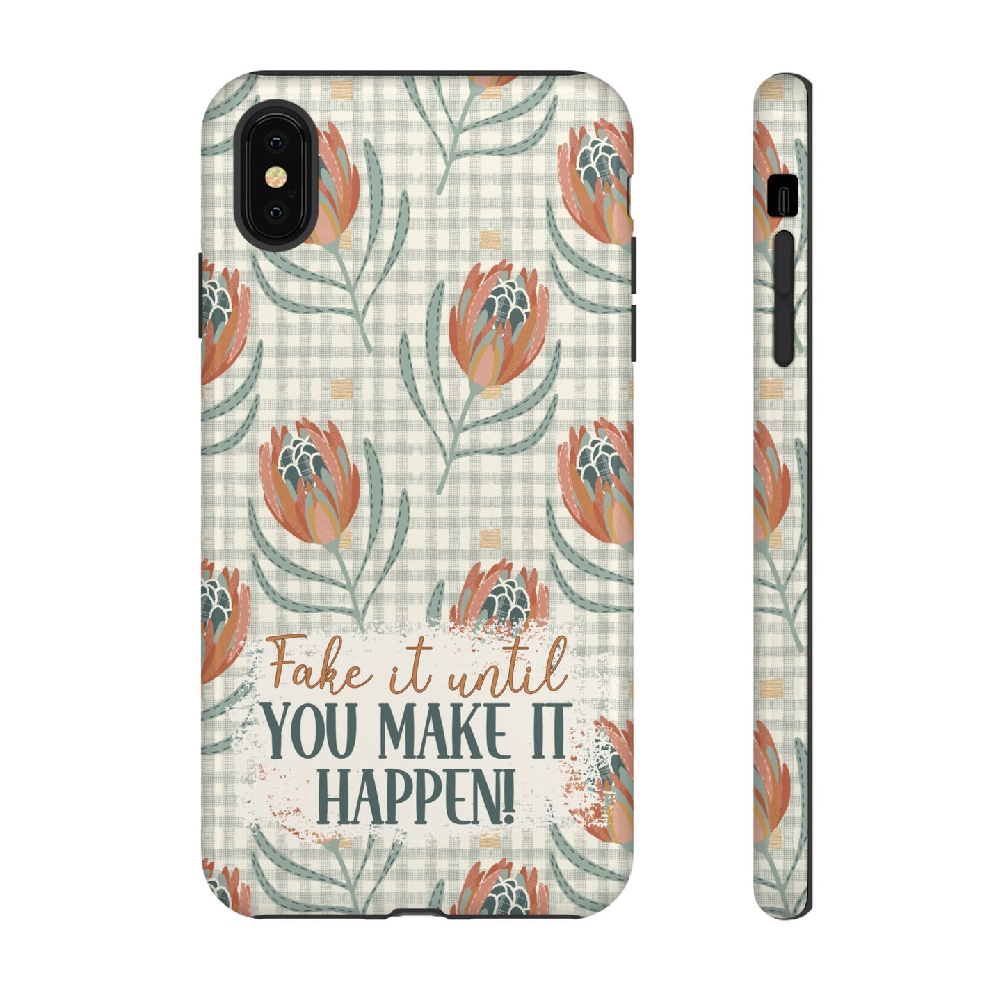Personalised phone tough case - positive affirmation