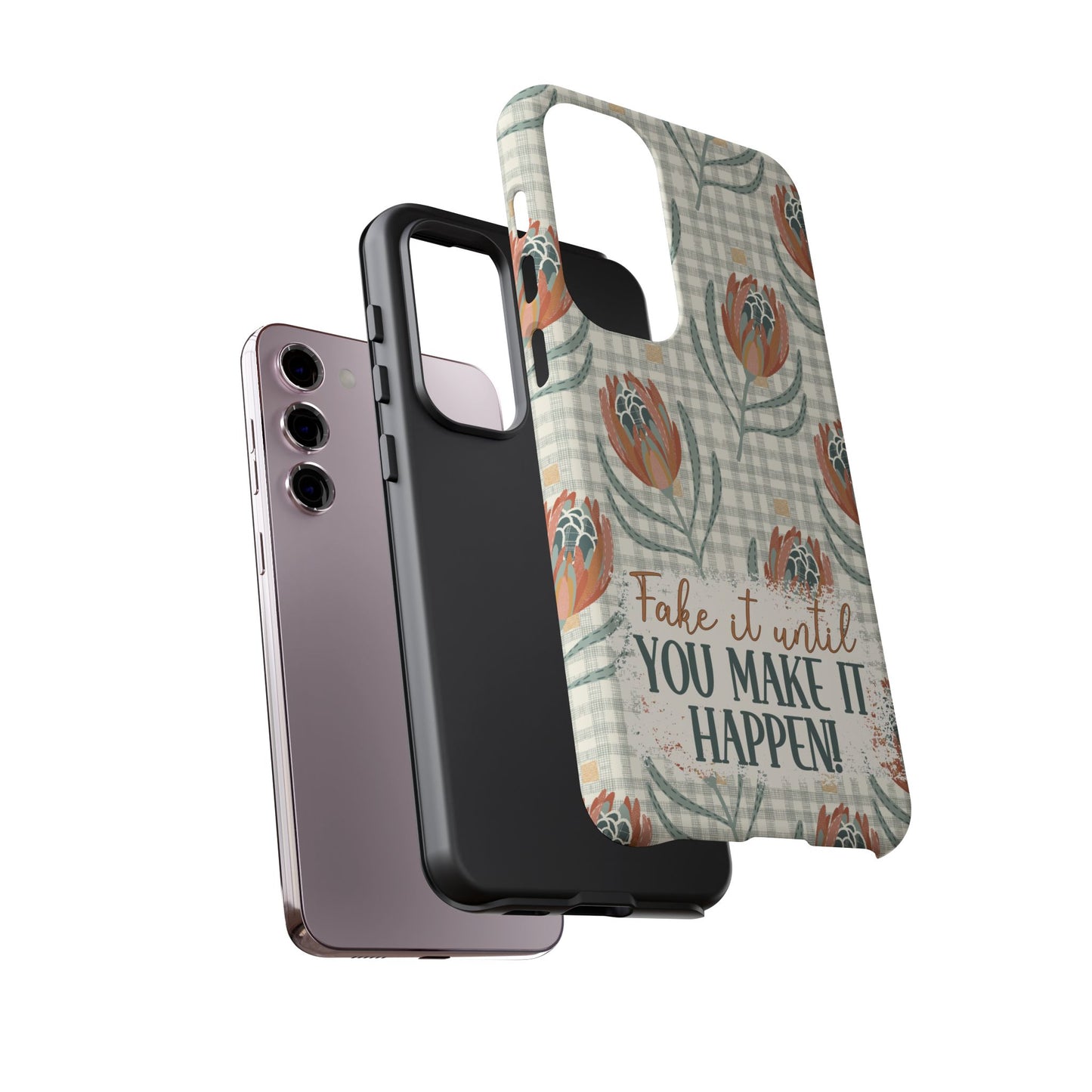 Personalised phone tough case - positive affirmation