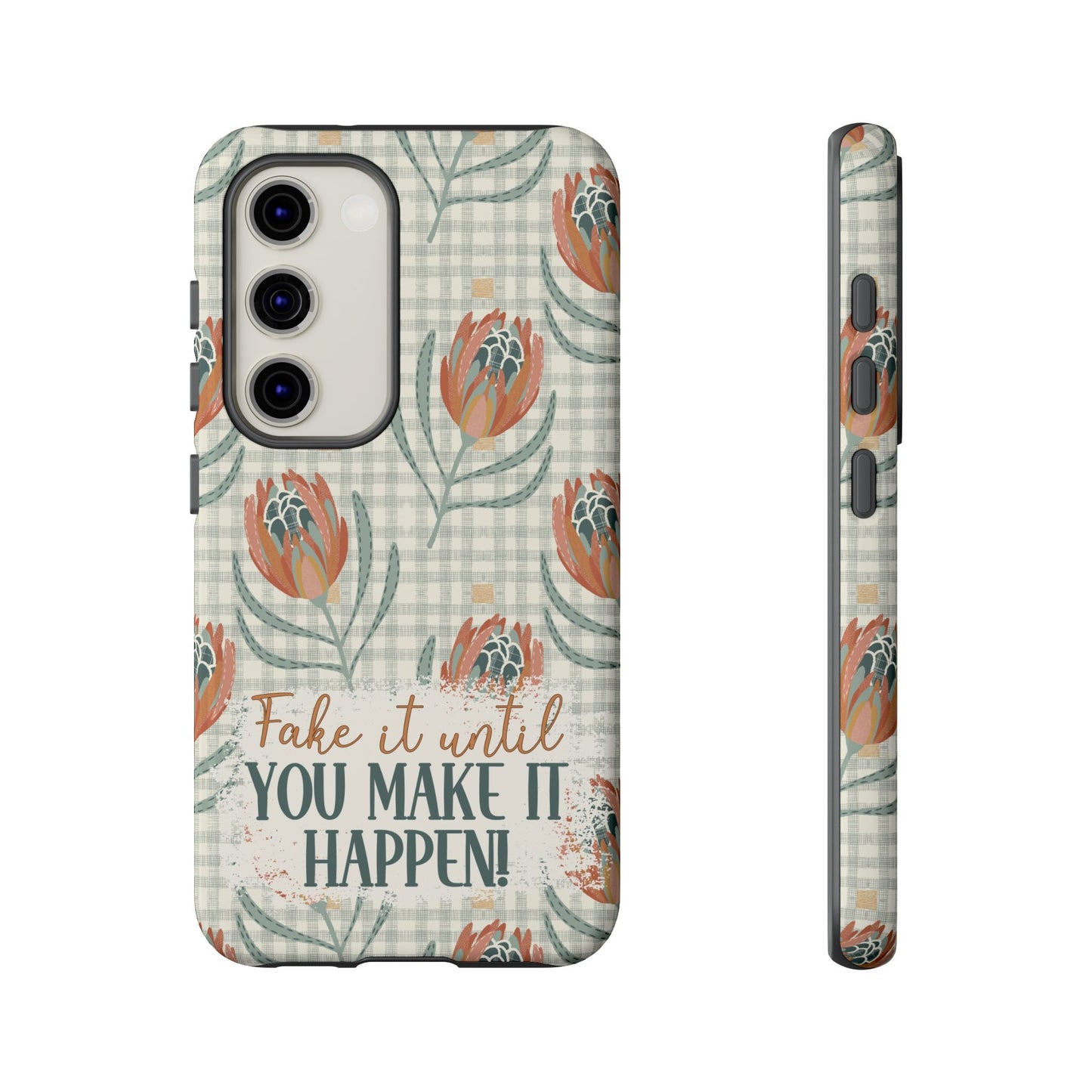 Personalised phone tough case - positive affirmation