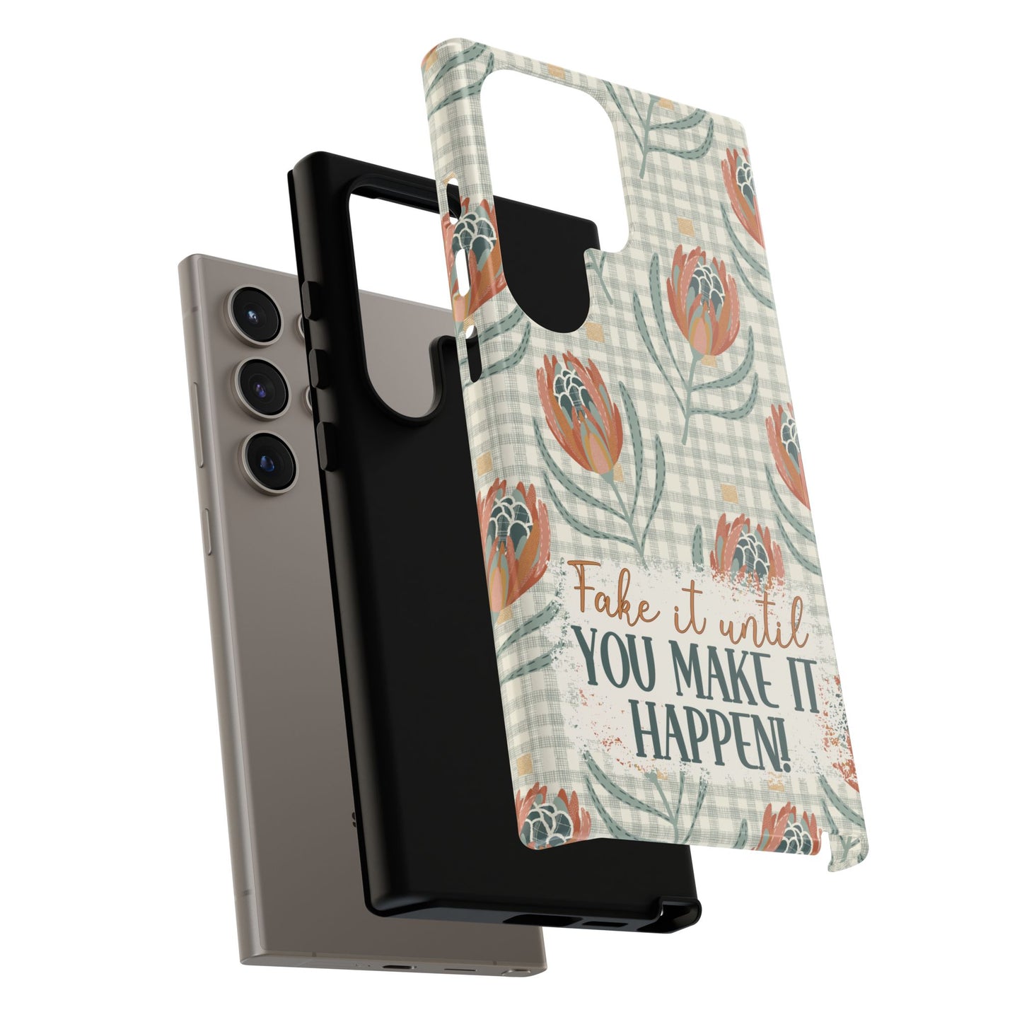Personalised phone tough case - positive affirmation