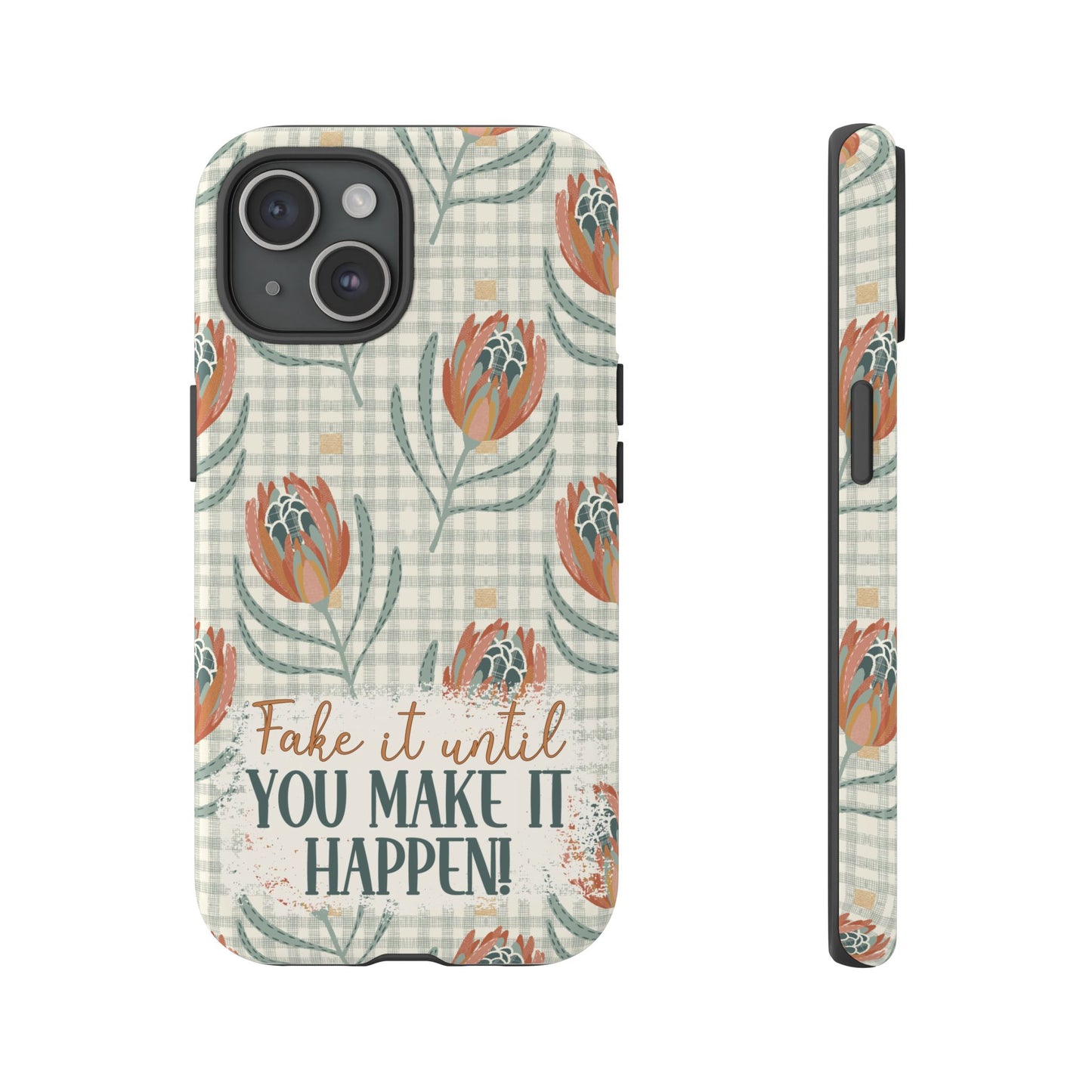 Personalised phone tough case - positive affirmation