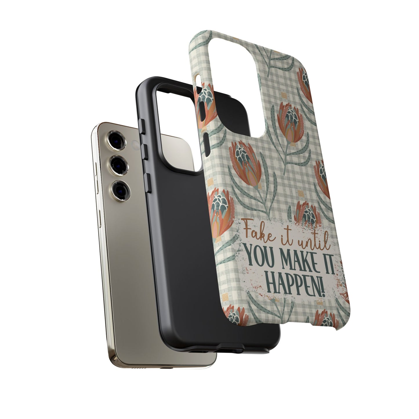 Personalised phone tough case - positive affirmation