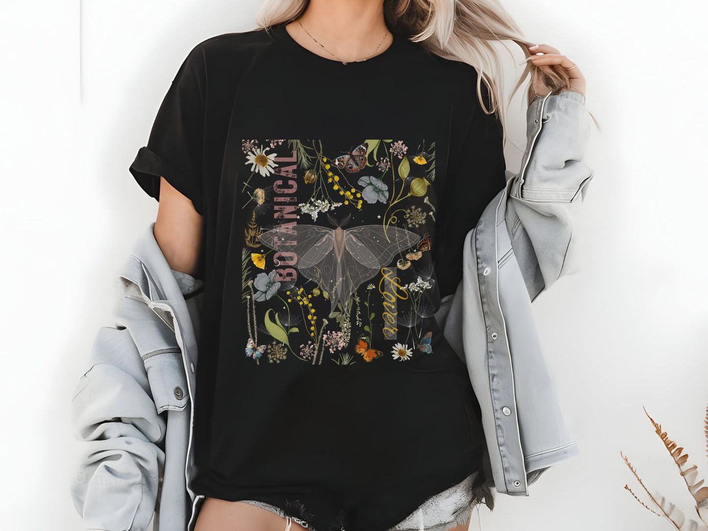 Botanical lovers t shirt design - custom t shirt designs - Solei Designs