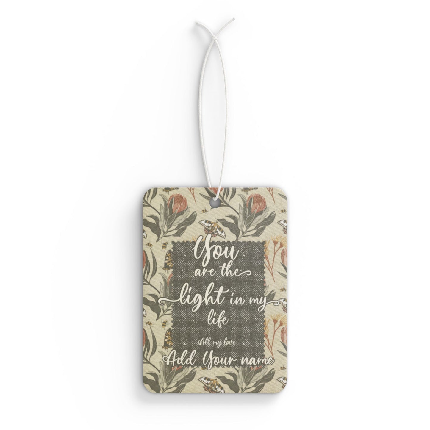 Custom Air Freshener Gift Tags - Add your own note / words of affirmation - Solei Designs