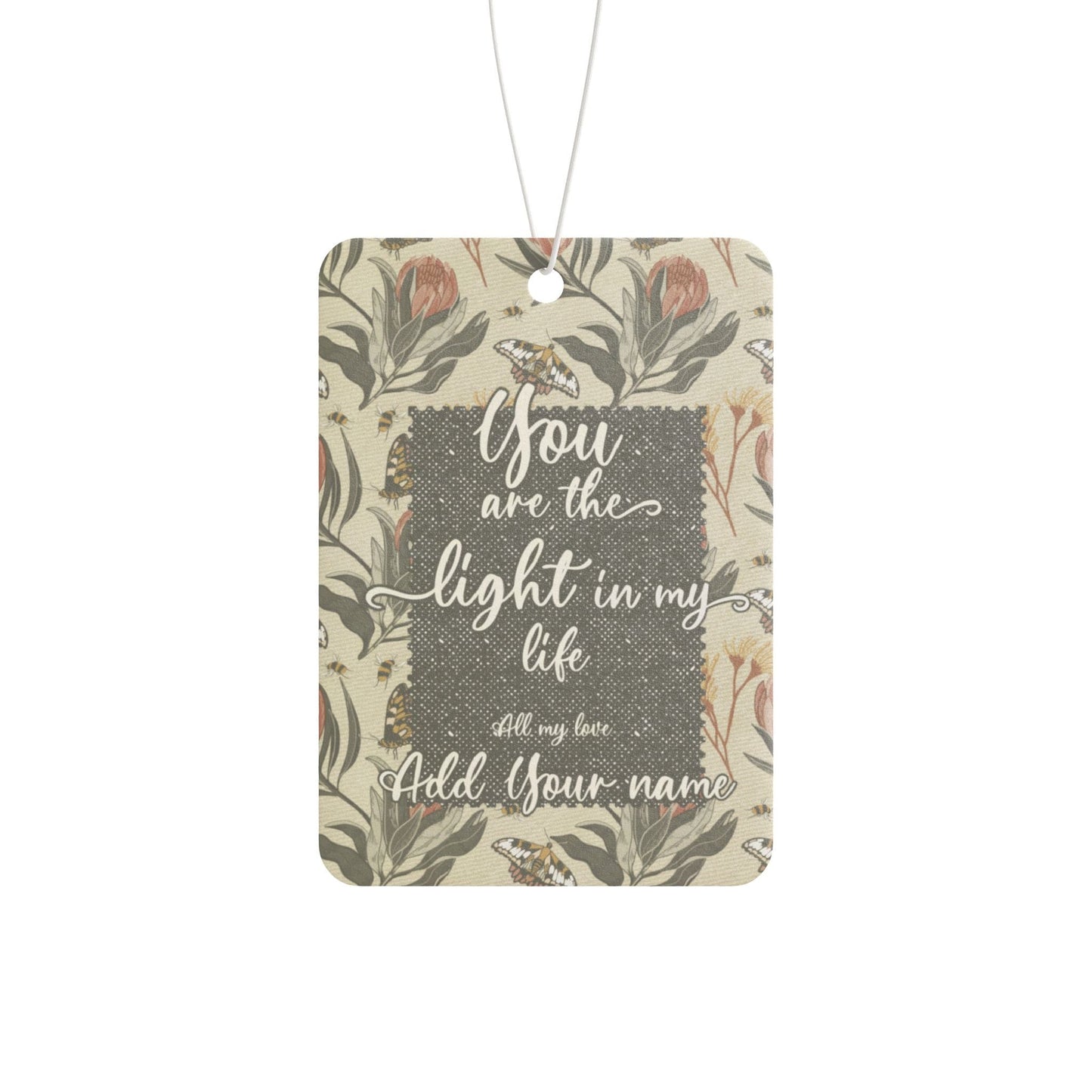 Custom Air Freshener Gift Tags - Add your own note / words of affirmation - Solei Designs