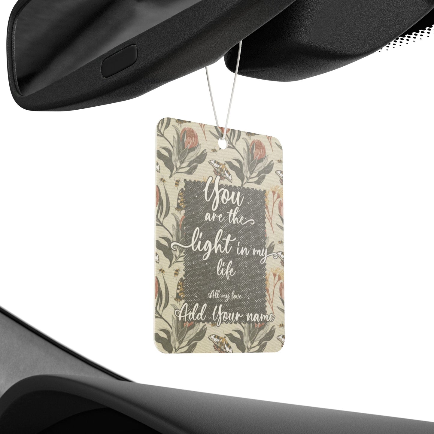 Custom Air Freshener Gift Tags - Add your own note / words of affirmation - Solei Designs