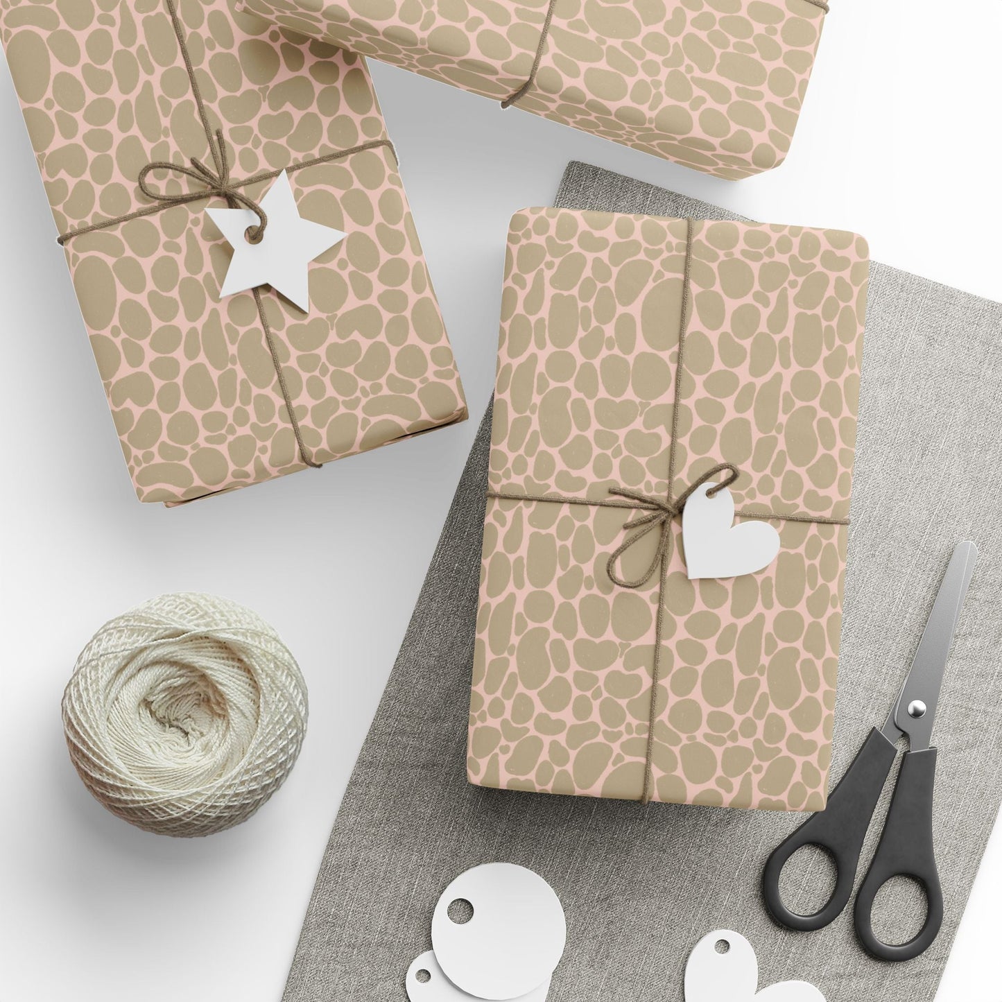 Lady beetles in the rain collection - custom designed Wrapping Paper for Special Occasions - Solei Designs
