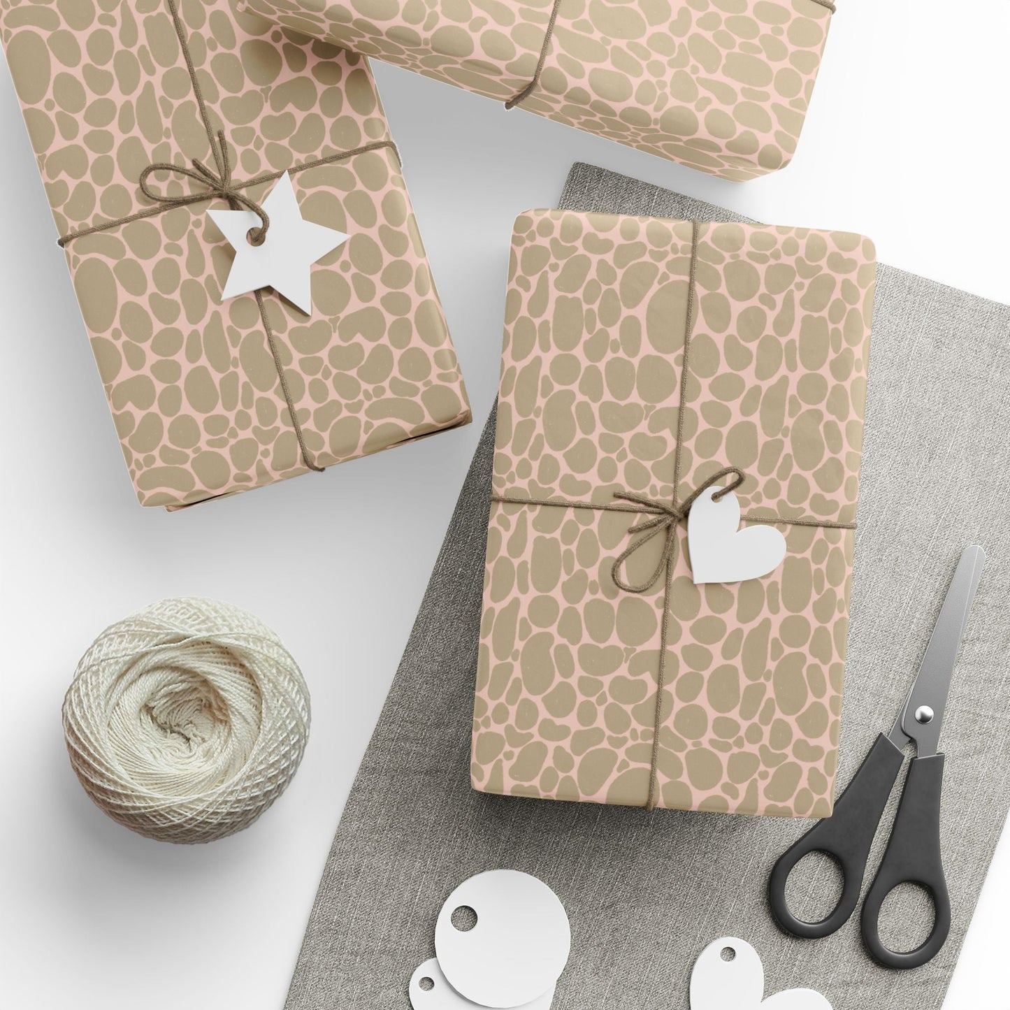 Lady beetles in the rain collection - custom designed Wrapping Paper for Special Occasions - Solei Designs