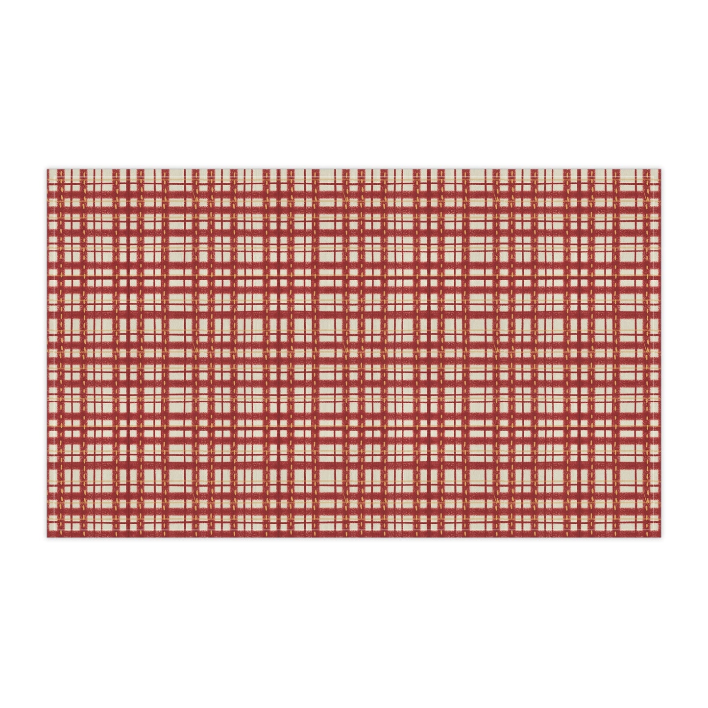 Red Checkered compliment - 100% Cotton Kitchen Tea Towels from the Summer Daze collection - Solei Designs