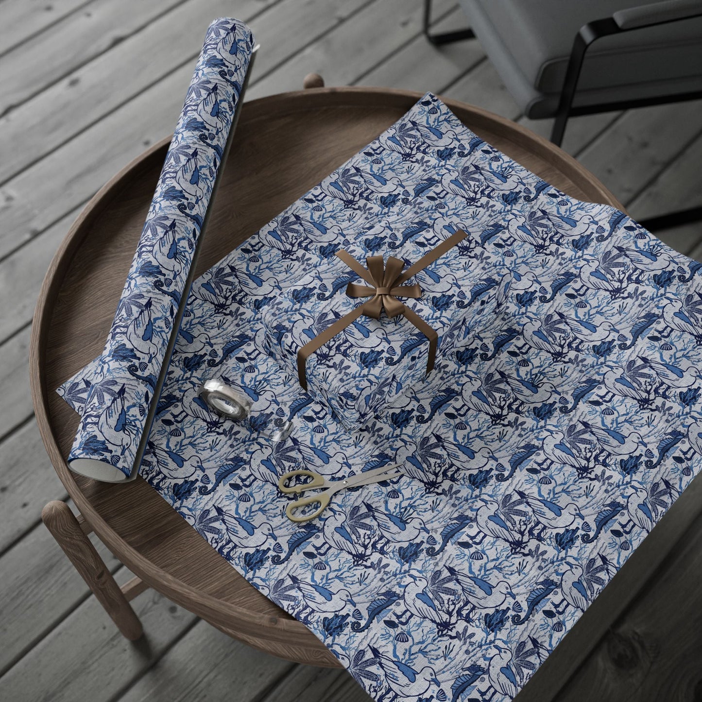 Sea Breeze custom designed Wrapping Paper for Special Occasions - Solei Designs