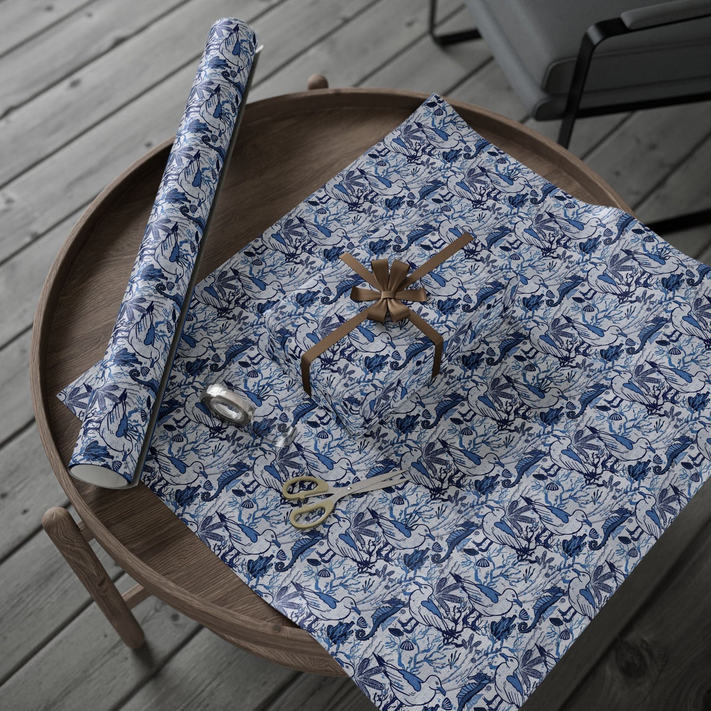 Sea Breeze custom designed Wrapping Paper for Special Occasions - Solei Designs