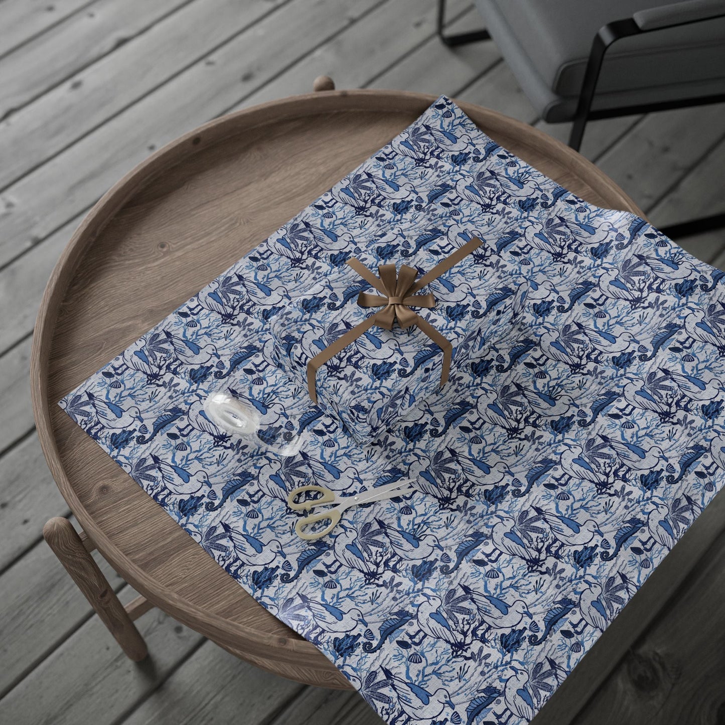 Sea Breeze custom designed Wrapping Paper for Special Occasions - Solei Designs