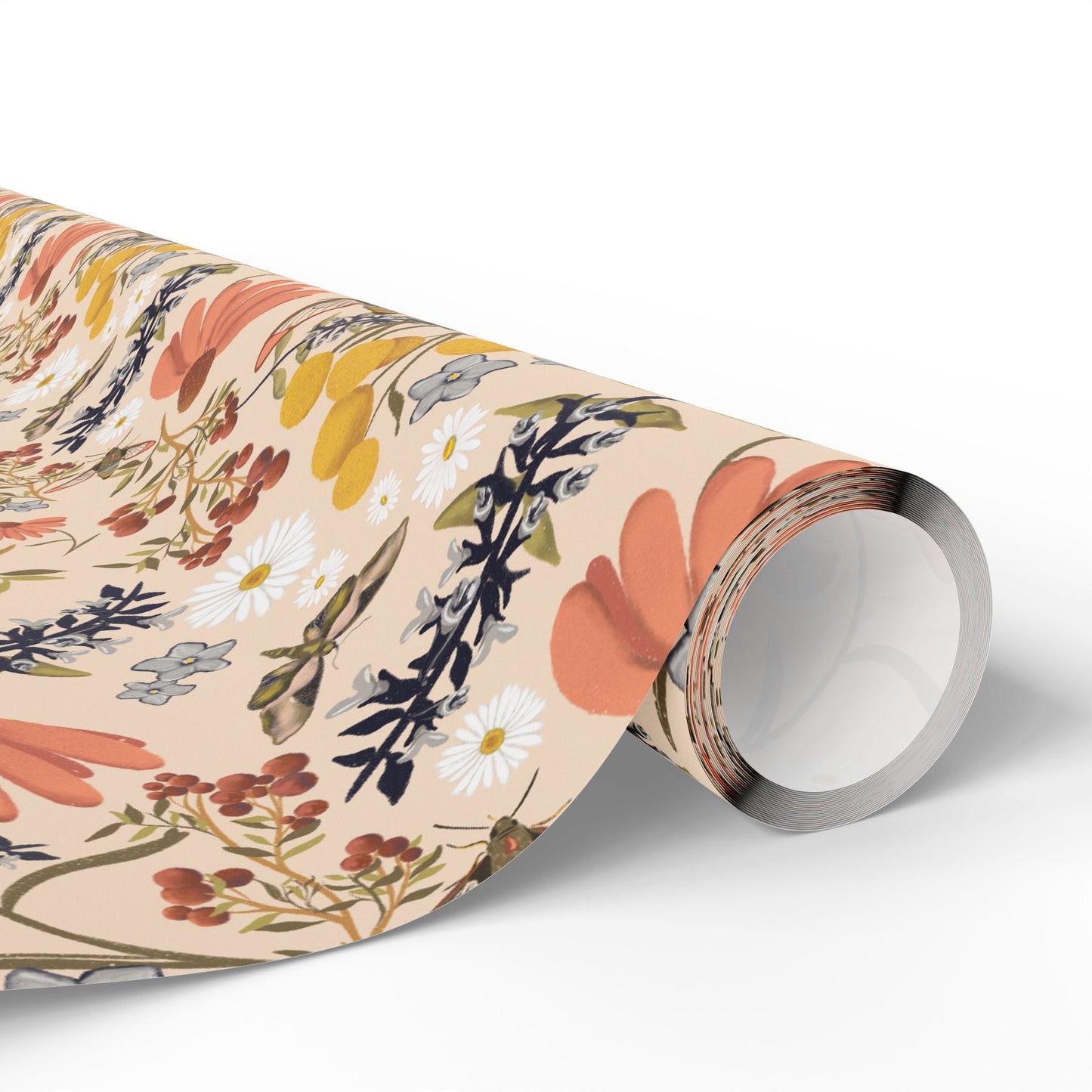 Whimsical Wildflower custom designed Wrapping Paper for Special Occasions - Solei Designs
