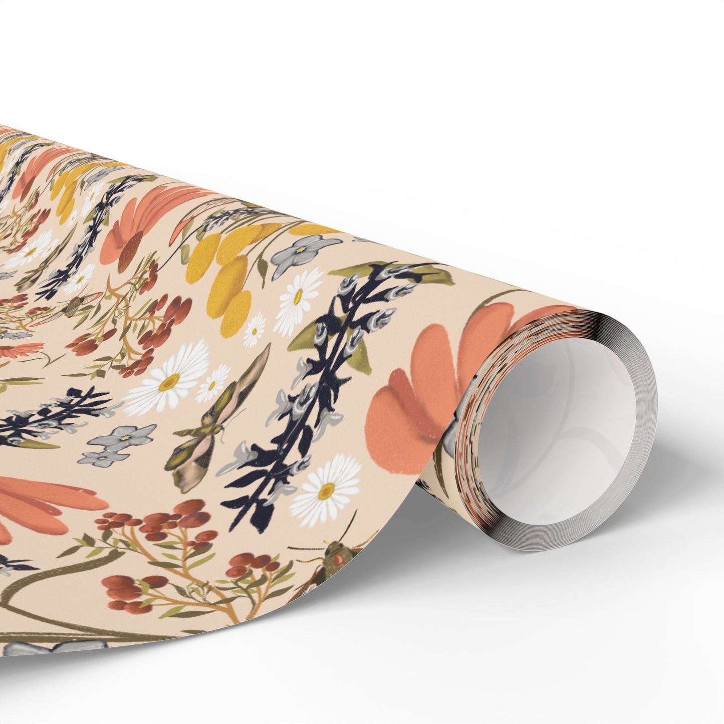 Whimsical Wildflower custom designed Wrapping Paper for Special Occasions - Solei Designs