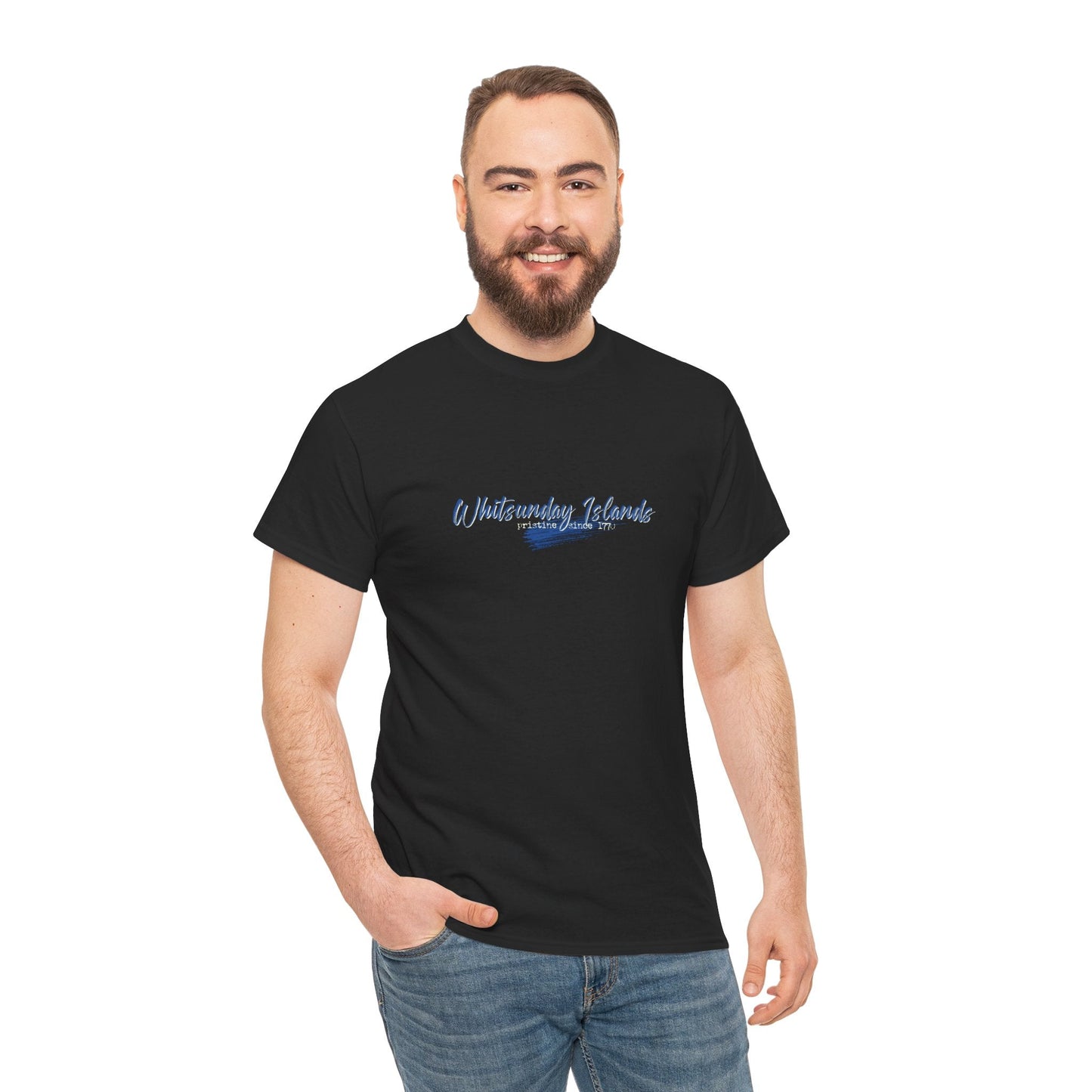 Whitsunday Van Gogh Style custom designed Australian souvenir t shirt - Solei Designs