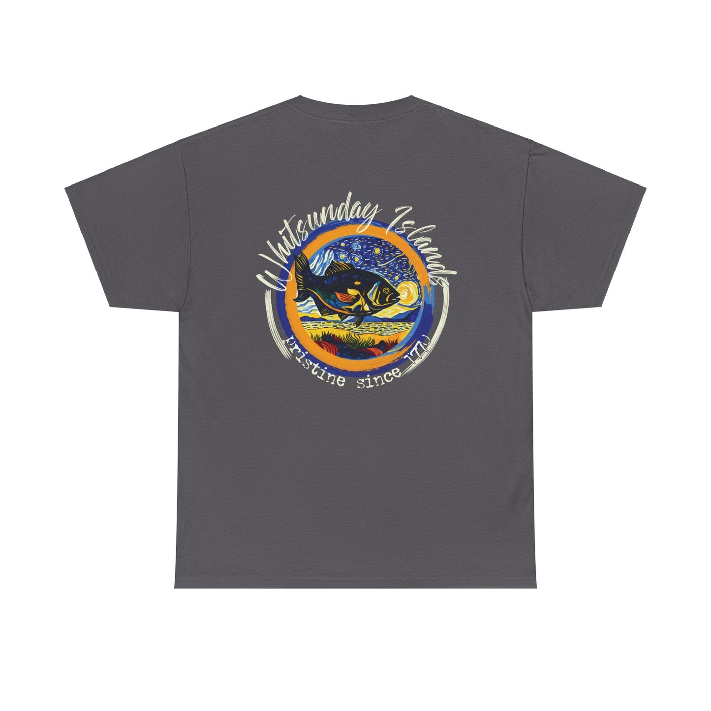 Whitsunday Van Gogh Style custom designed Australian souvenir t shirt - Solei Designs