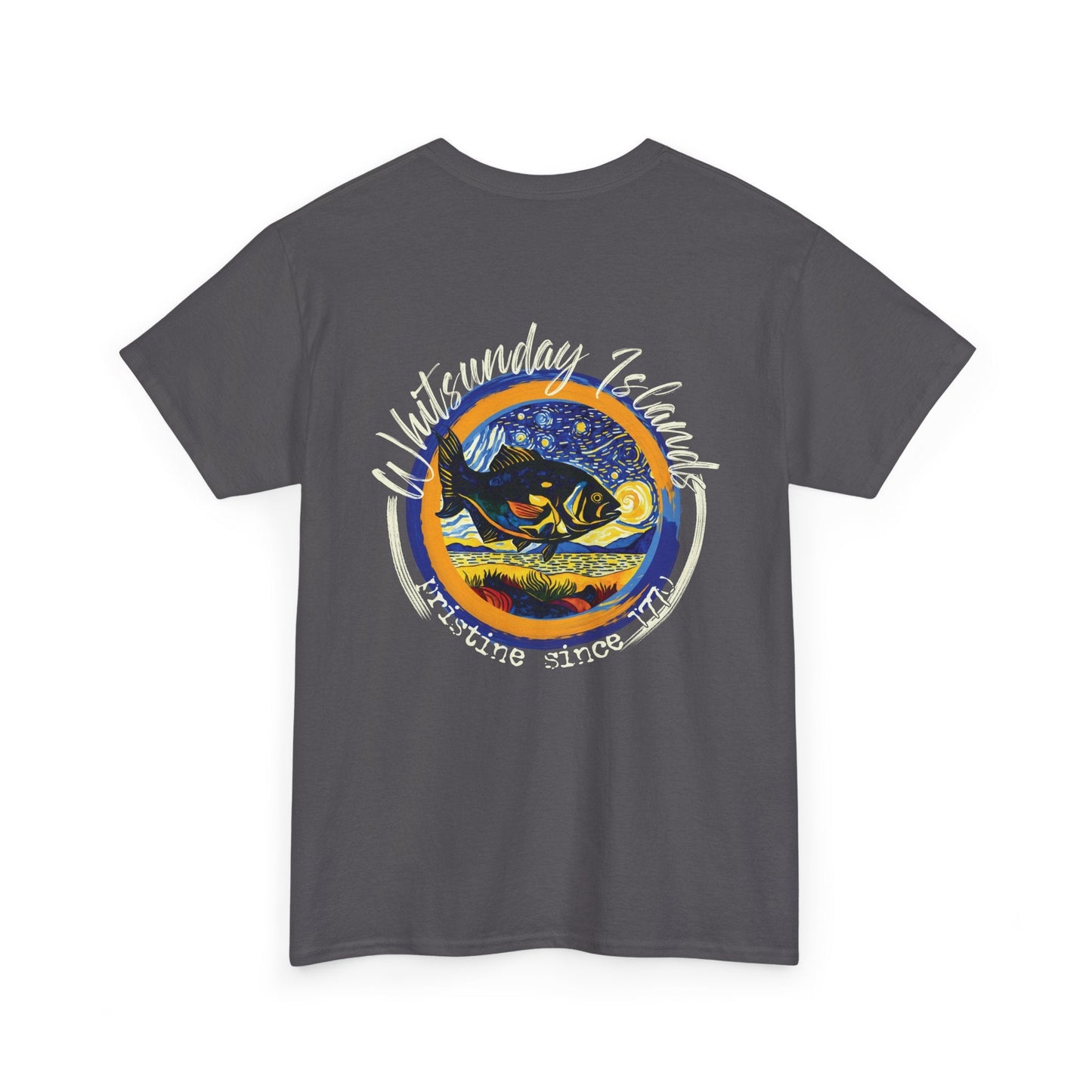 Whitsunday Van Gogh Style custom designed Australian souvenir t shirt - Solei Designs