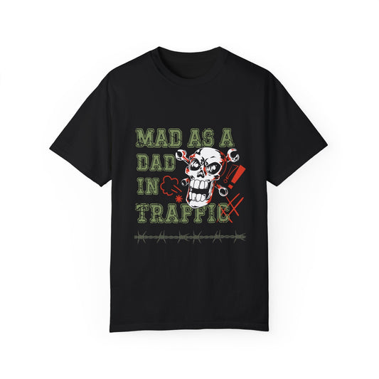 Mad as a Dad in traffic, funny men's t shirt slogan, fathers day gift ideas - Solei Designs