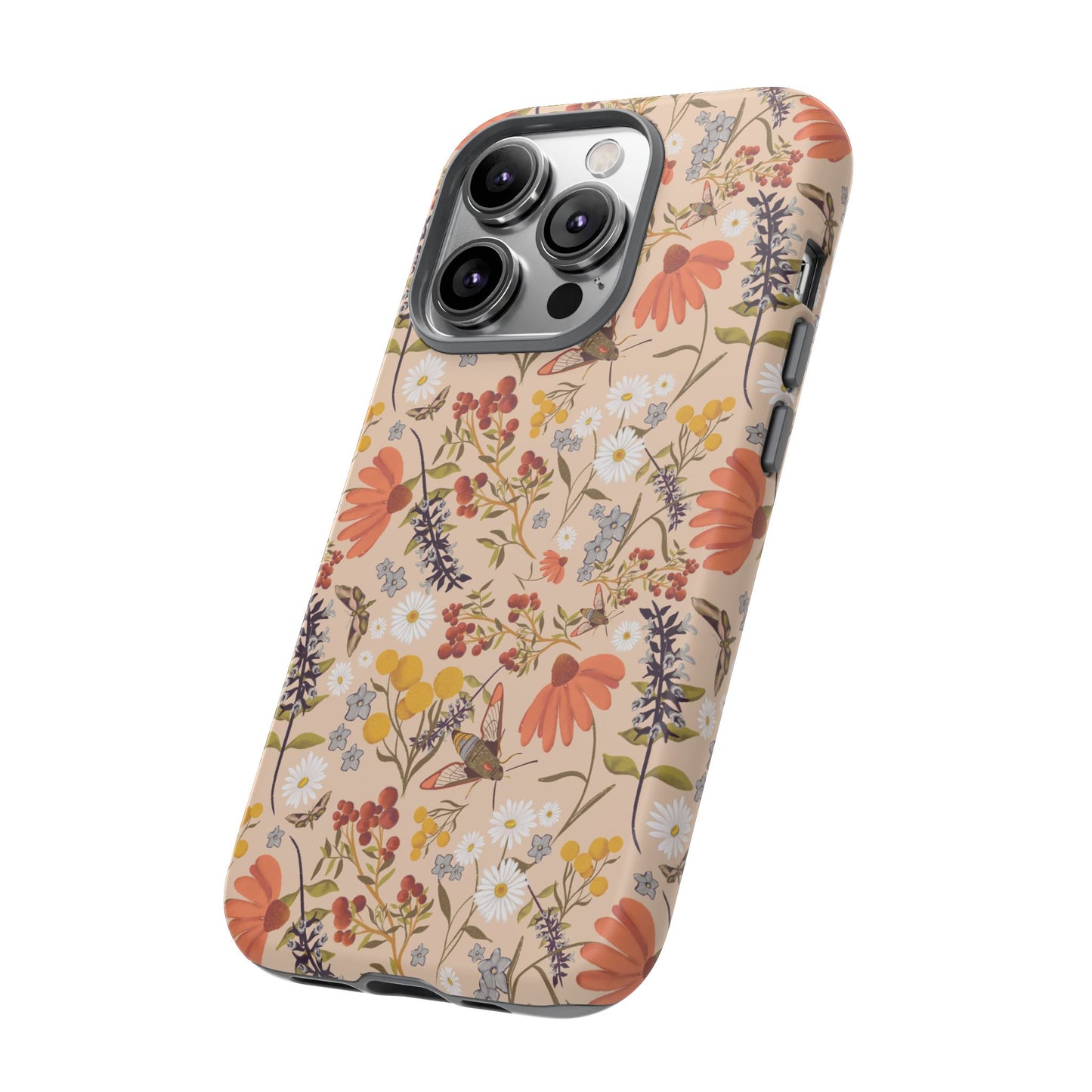 Whimsical Wildflower Design - Phone tough case