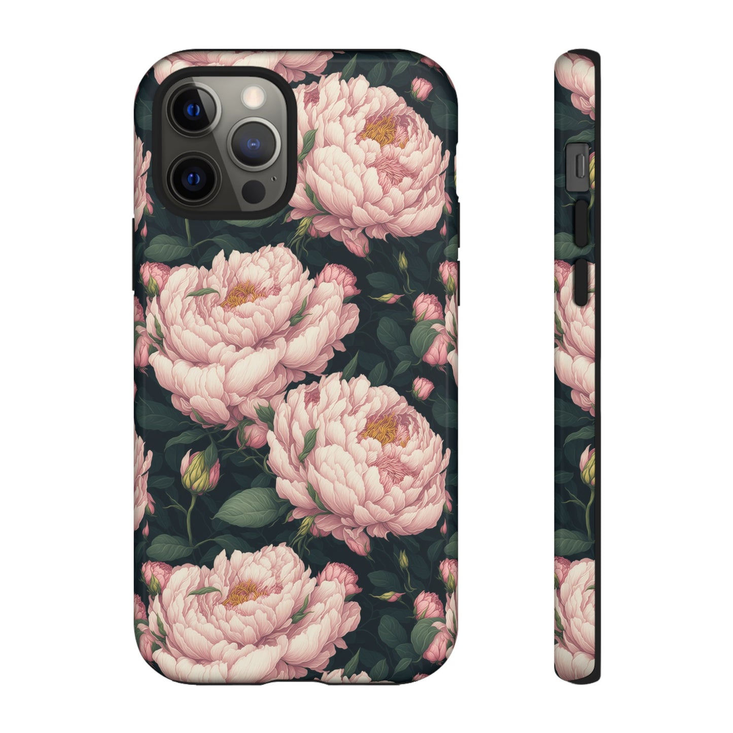 Pink Peony Phone Tough Case