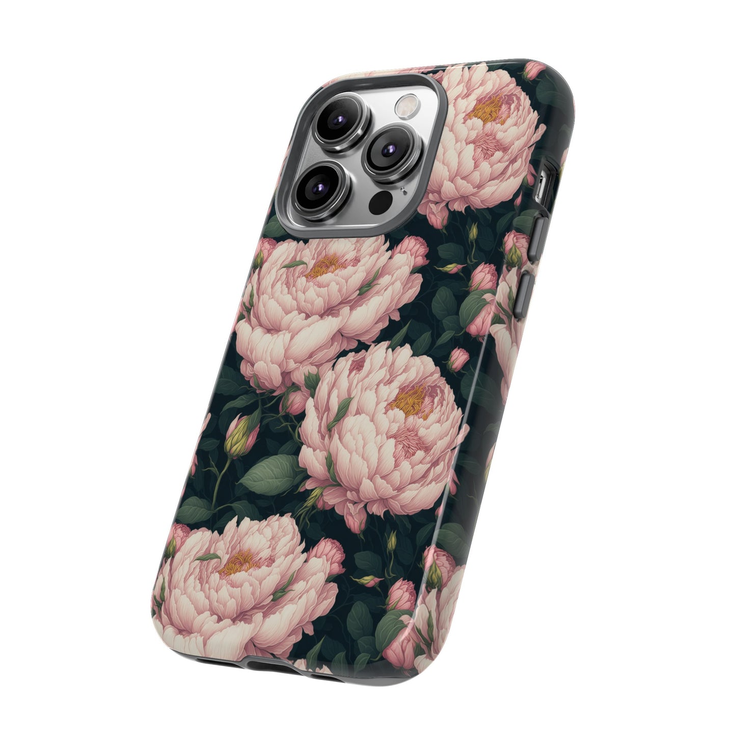 Pink Peony Phone Tough Case