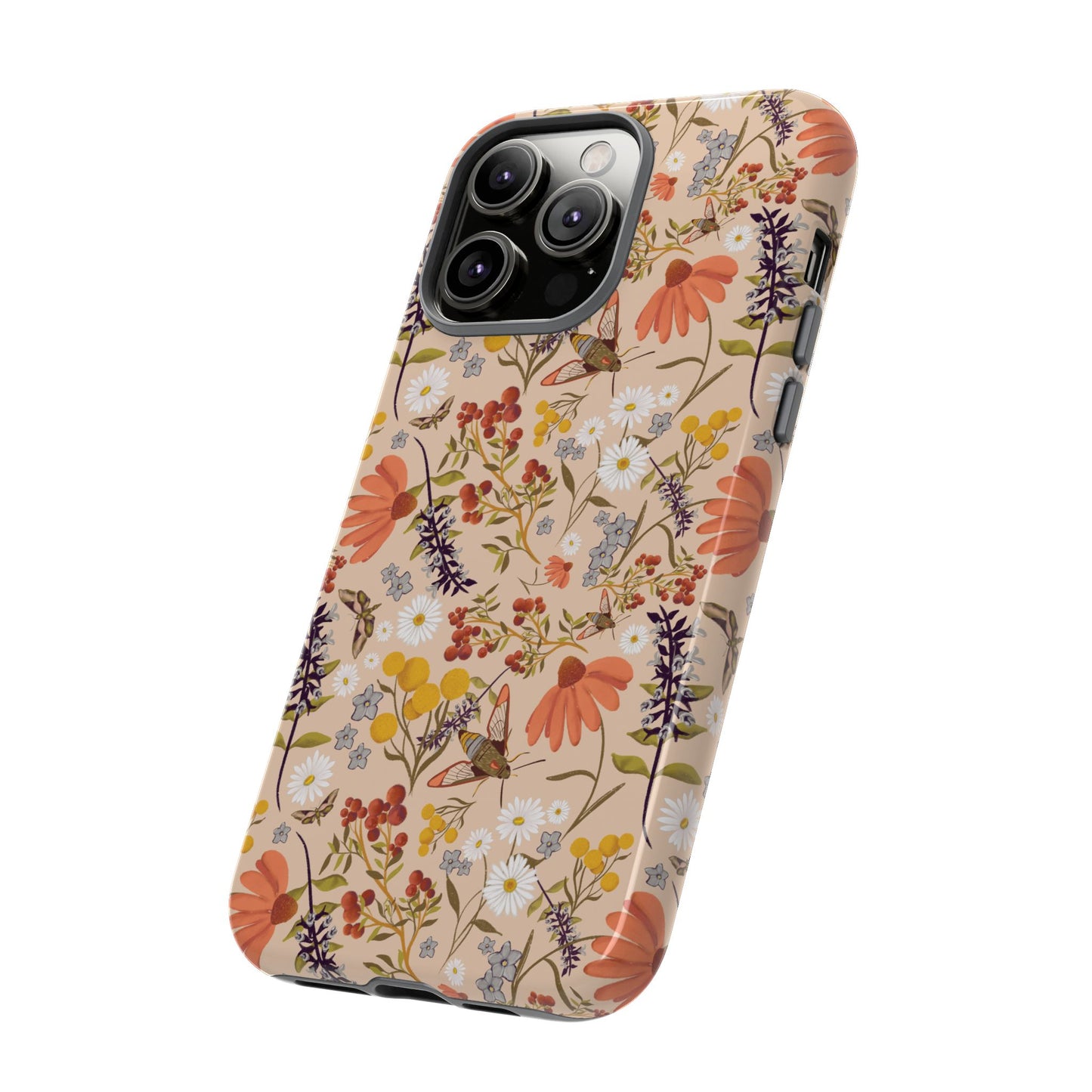 Whimsical Wildflower Design - Phone tough case