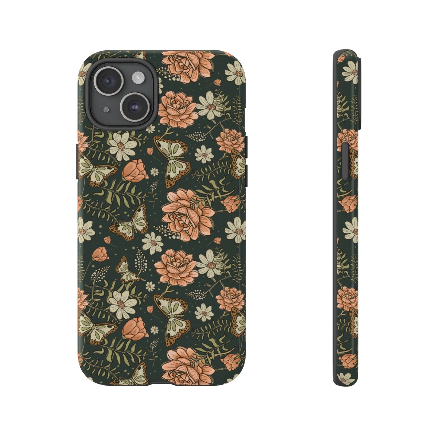 Vintage Rose hand crafted design for phone tough case