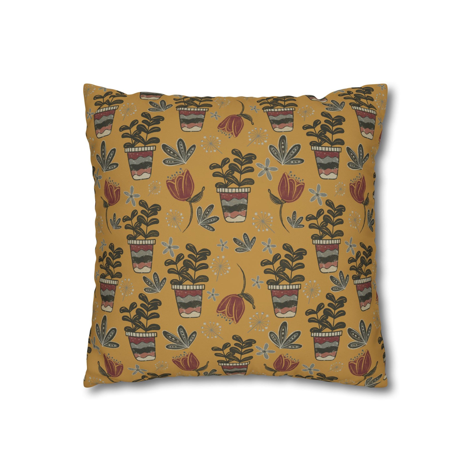 Country Cottage Collection - Cushion with hand drawn artwork - Solei Designs