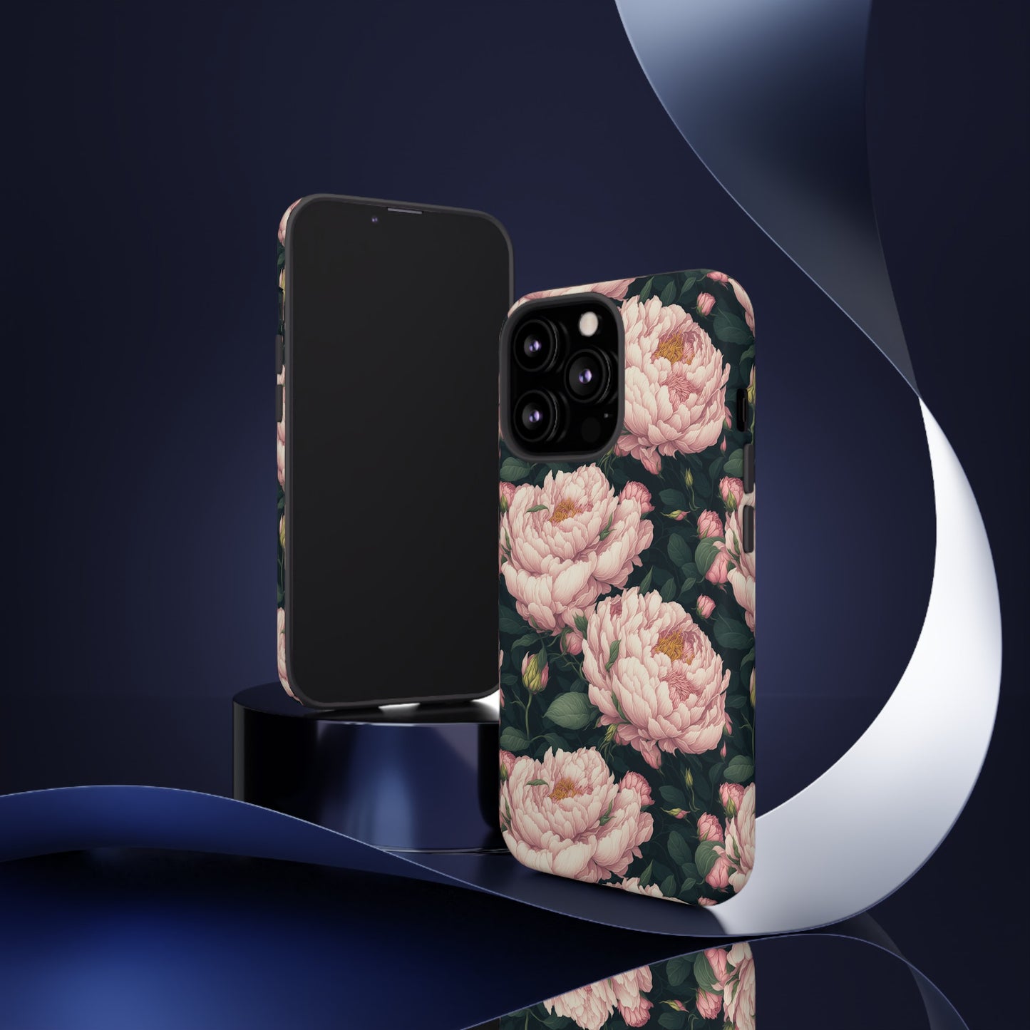 Pink Peony Phone Tough Case