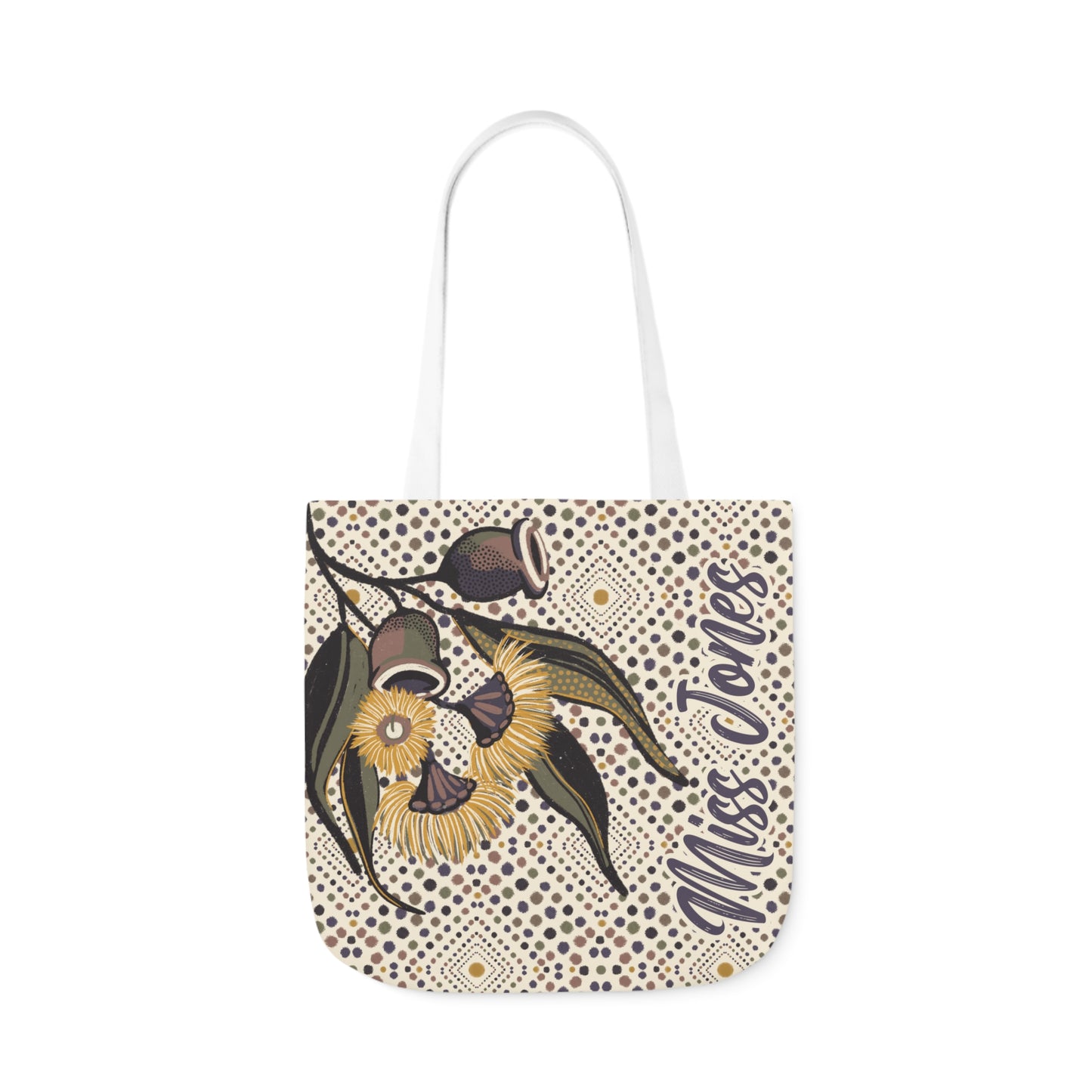 Canvas Tote Bag - Hand drawn artwork and personalised gift idea - Solei Designs