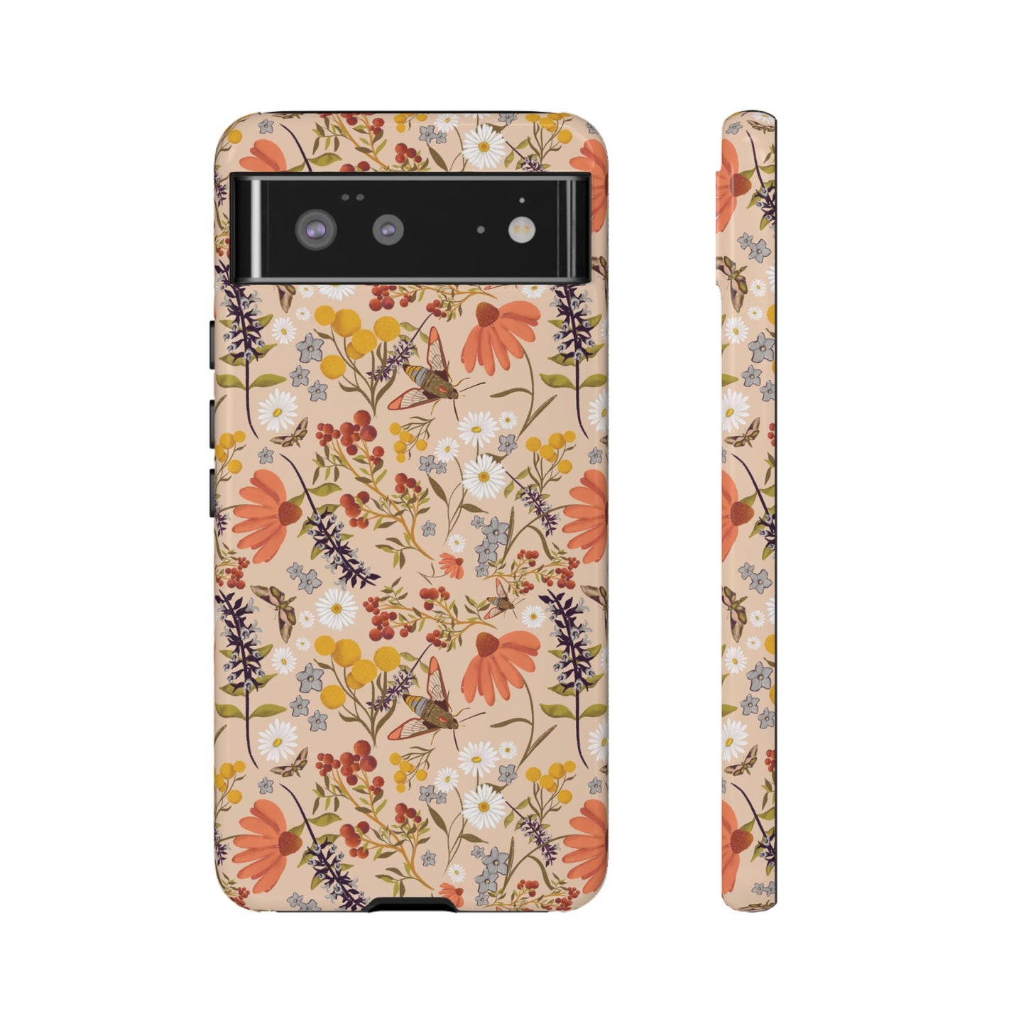 Whimsical Wildflower Design - Phone tough case