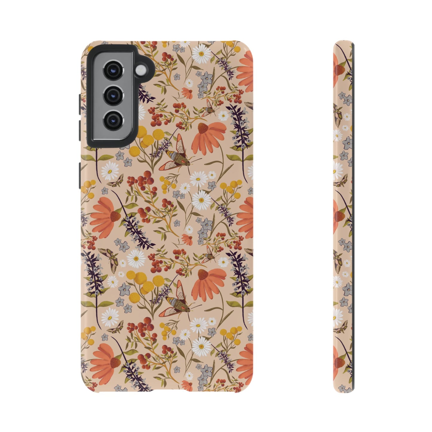 Whimsical Wildflower Design - Phone tough case