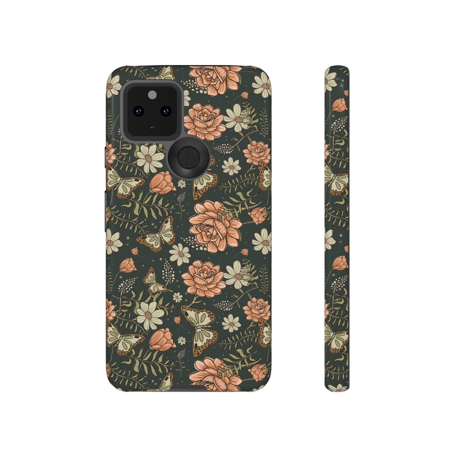 Vintage Rose hand crafted design for phone tough case