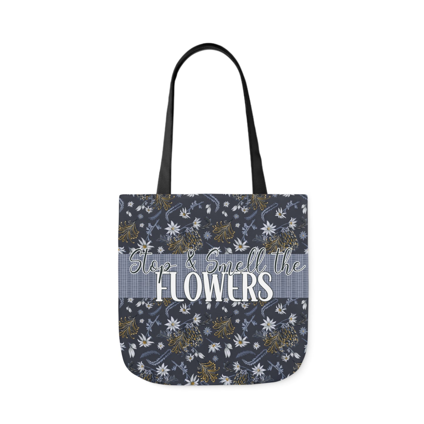 Banksia Blue - Canvas Tote Bag with hand drawn artwork - Solei Designs