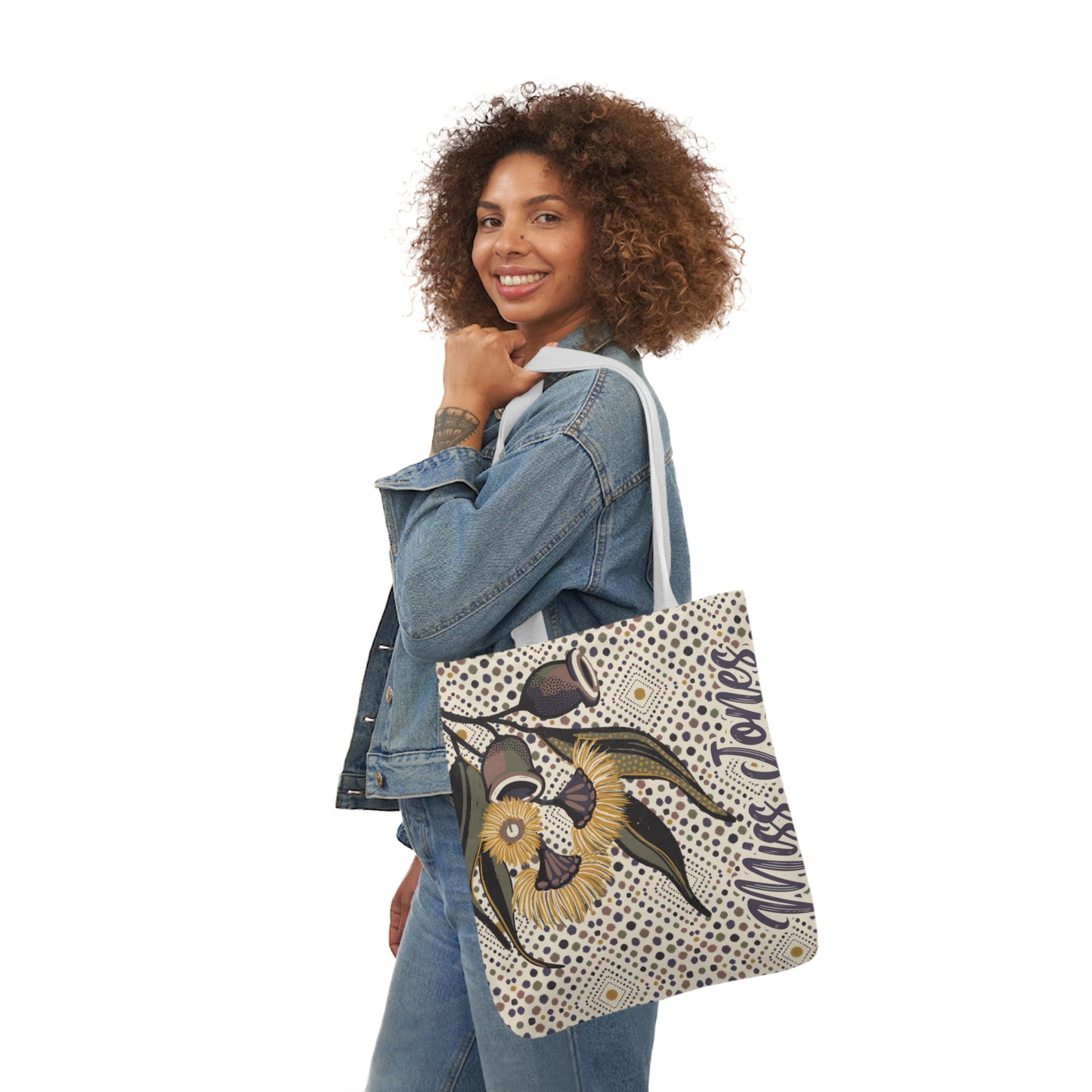 Canvas Tote Bag - Hand drawn artwork and personalised gift idea - Solei Designs