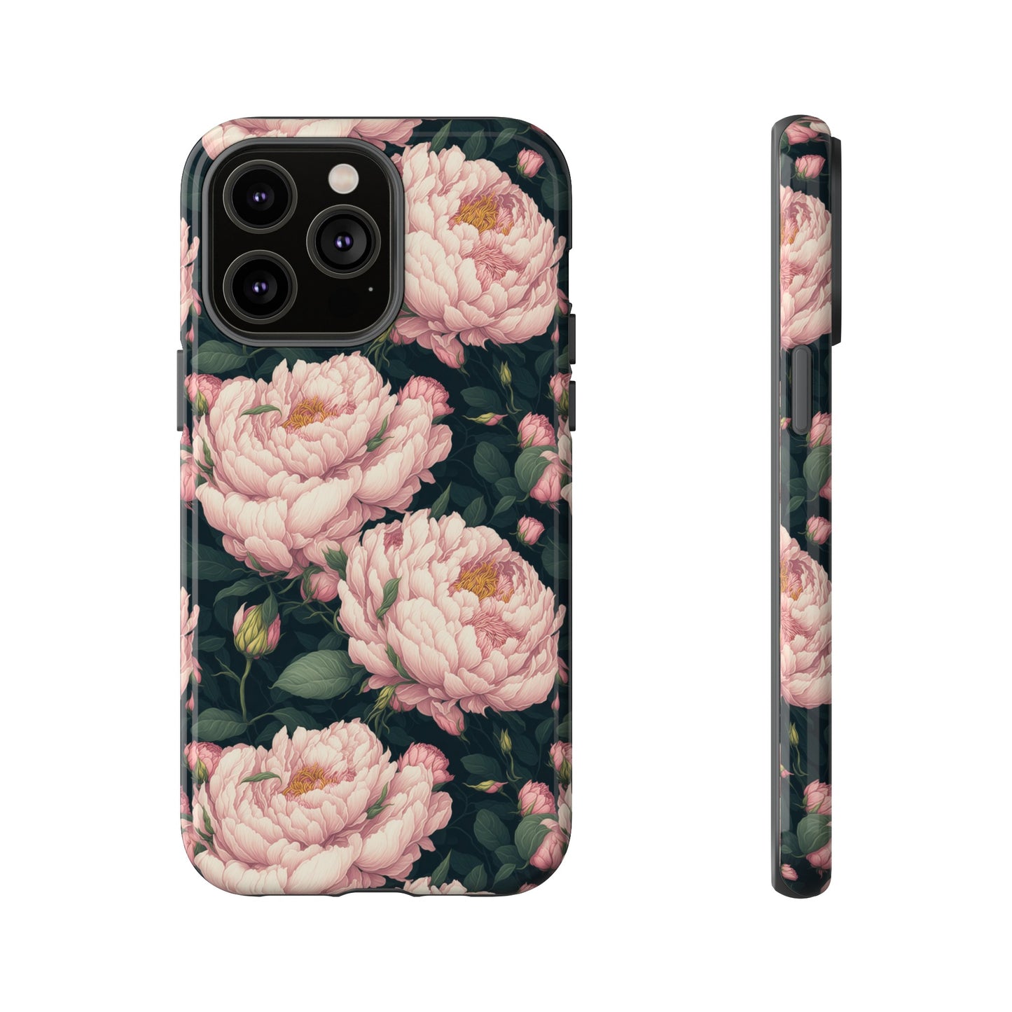 Pink Peony Phone Tough Case