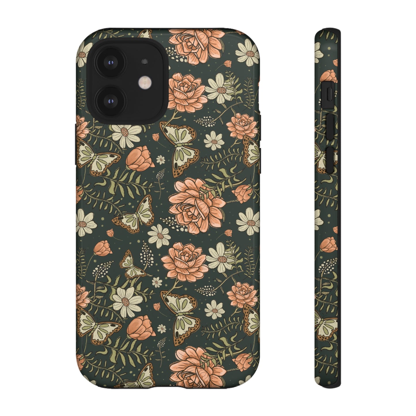 Vintage Rose hand crafted design for phone tough case