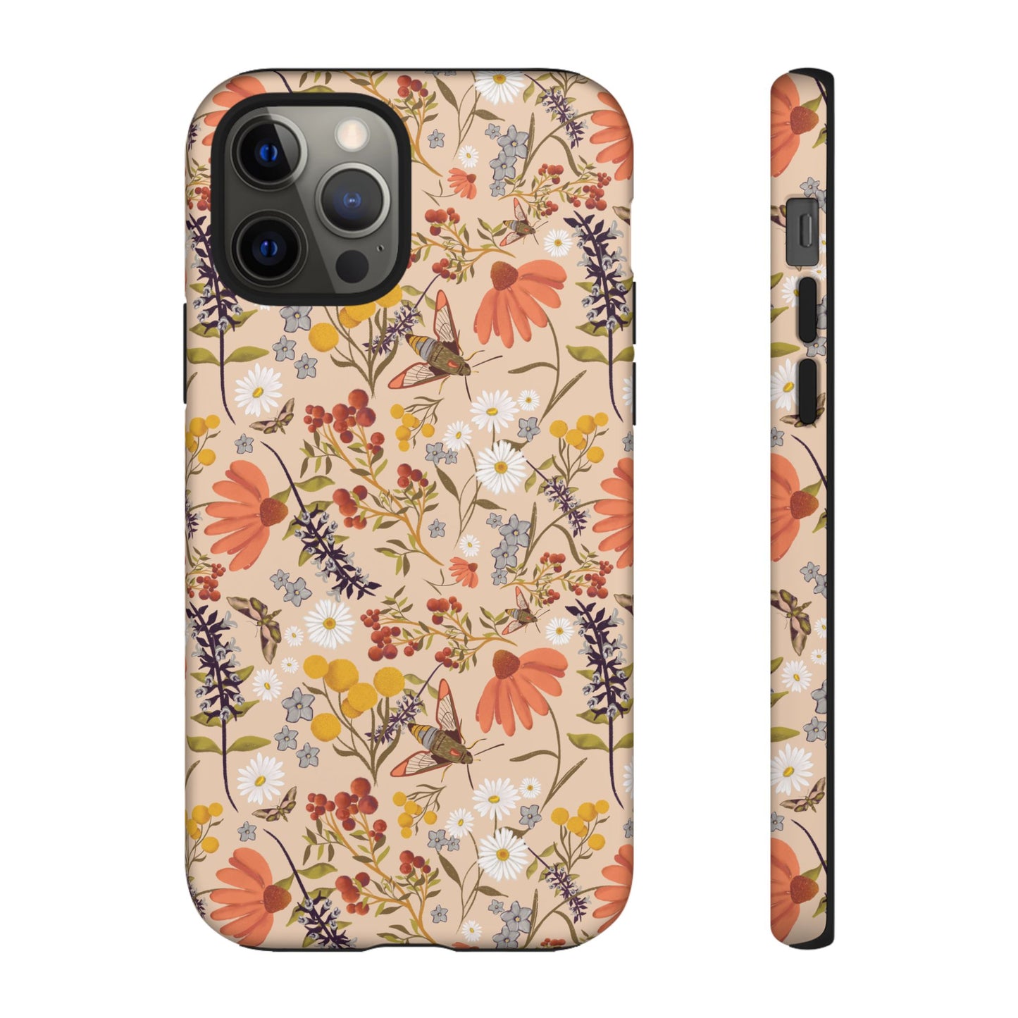 Whimsical Wildflower Design - Phone tough case