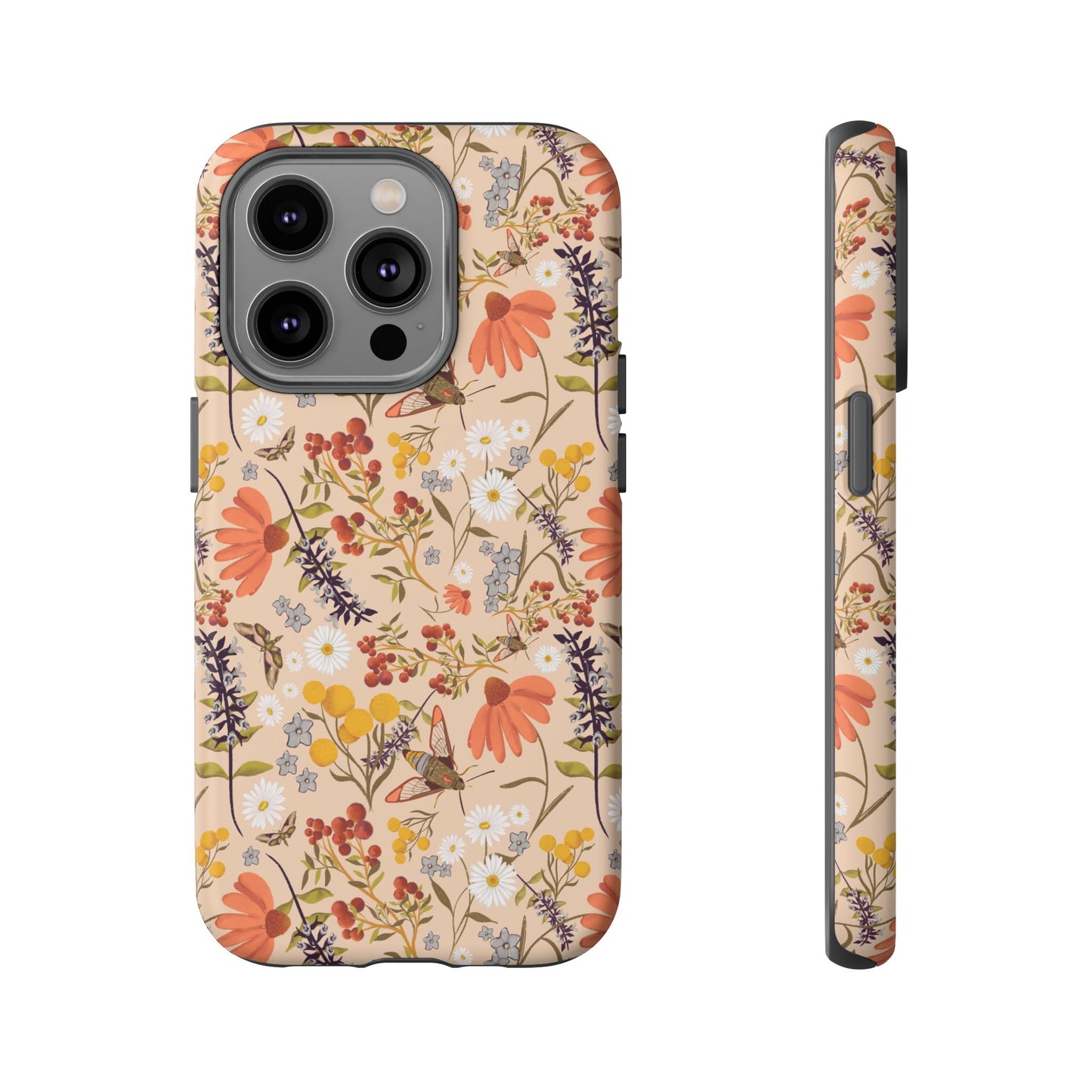 Whimsical Wildflower Design - Phone tough case