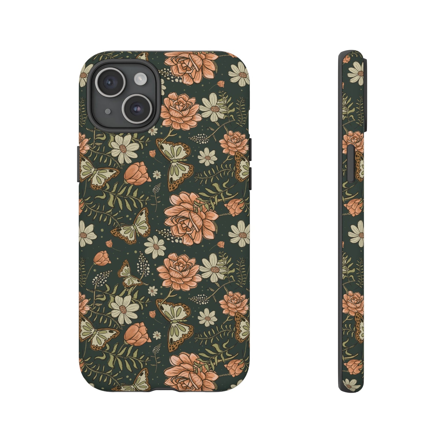 Vintage Rose hand crafted design for phone tough case