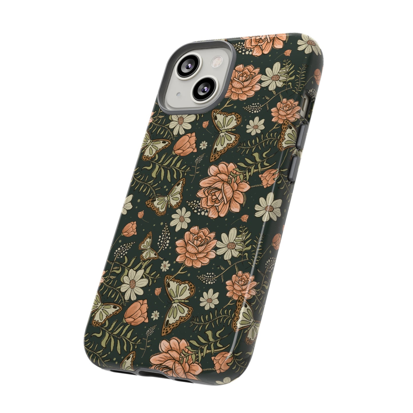 Vintage Rose hand crafted design for phone tough case