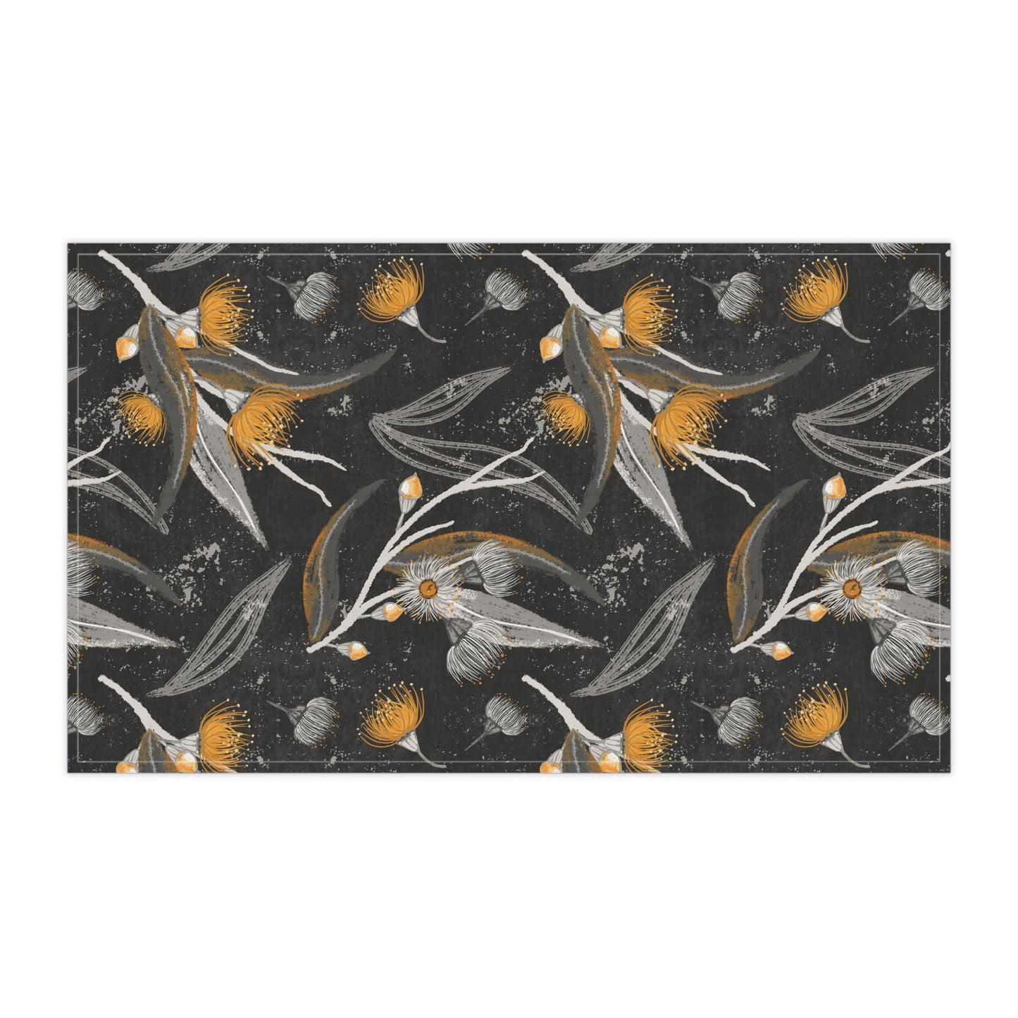 Yellow Gum flowers- 100% Cotton Kitchen Tea Towels from the Native Tones Collection