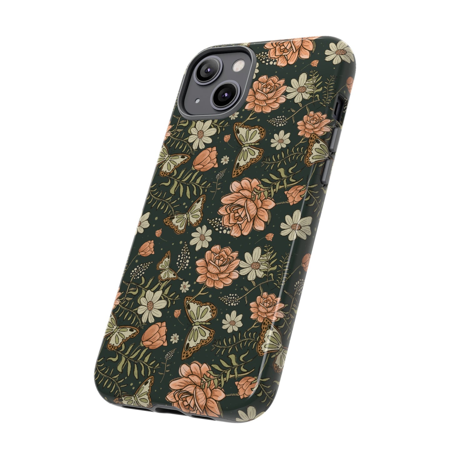 Vintage Rose hand crafted design for phone tough case